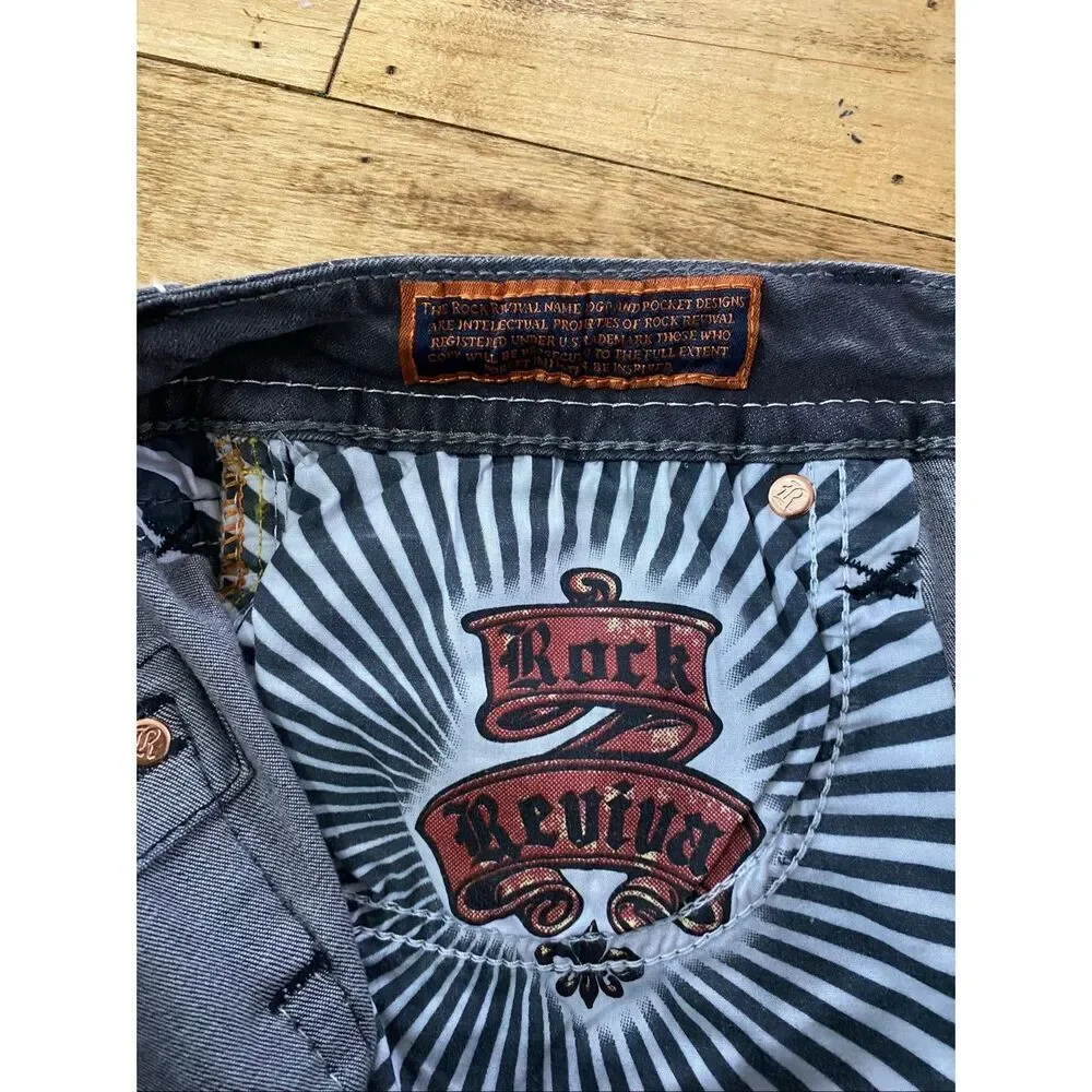 Rock Revival Alba Easy Skinny Denim Women’s Jeans Sz 31/32